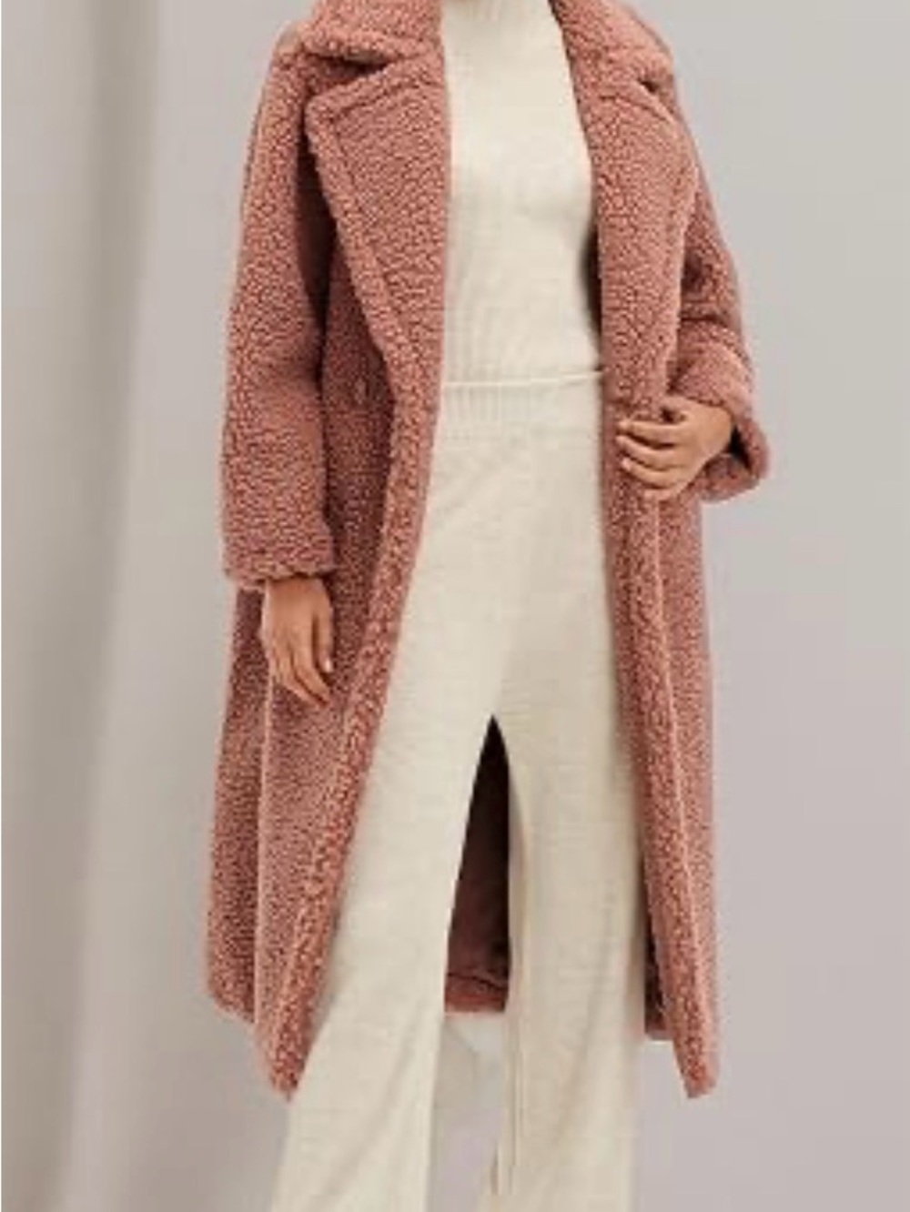 UGG Teddy Coat - Dusty Pink